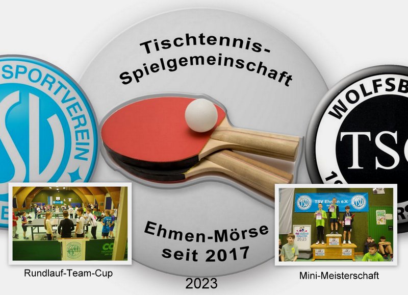 Tischtennisveranstaltungen der Spielgemeinschaft TSV Ehmen/TSG Mörse